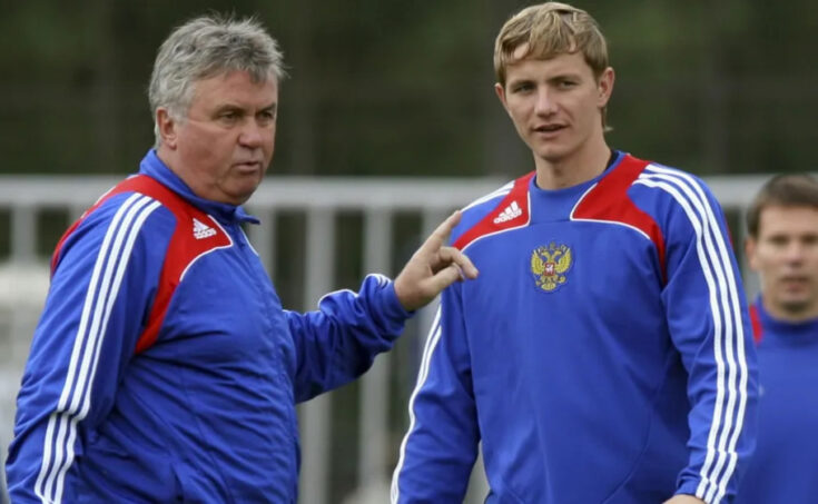 Гус Хиддинк назвал Павлюченко «Спящий гигант» и сделал лидером сборной на Евро-2008. Фото: Global Look Press 
